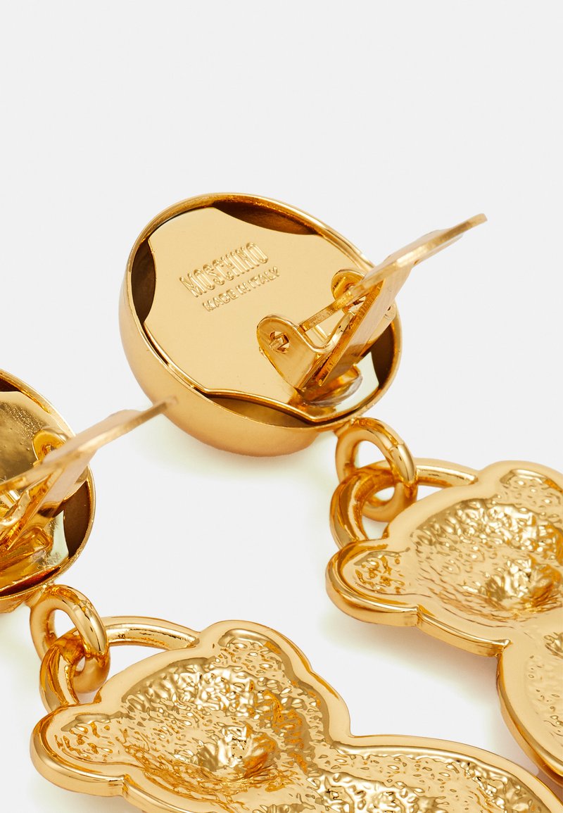 MOSCHINO ARCHIVE TEDDY BEAR EARRING - Fülbevalók - color oro lucido