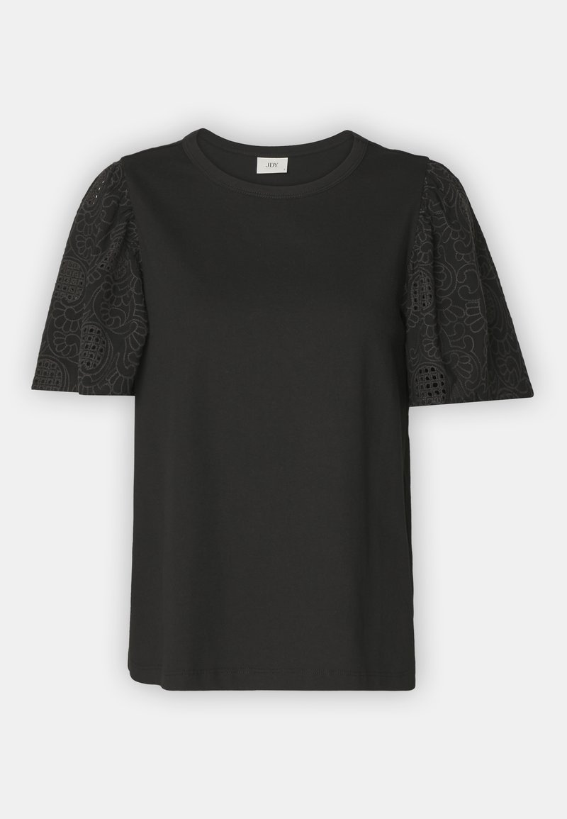 JDY T-shirt print zwart
