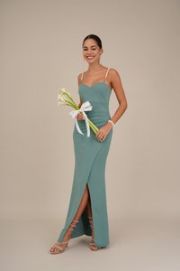 WAL G. SERENA PEARL DRESS - Iltapuku - sage green