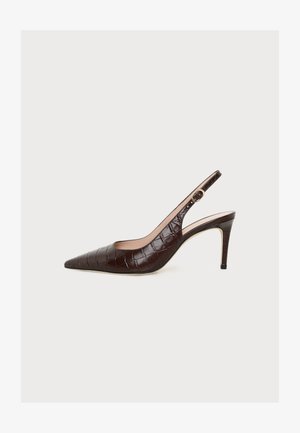 Stuart Weitzman, POWER SLINGBACK 75 - Escarpins à talons hauts - walnut