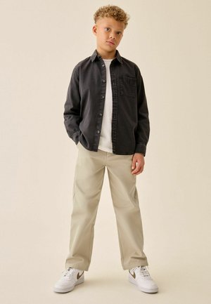 Next, REGULAR FIT - WIDE CHINO TROUSERS - Chino - stone