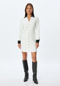 Vestido camisero - off white