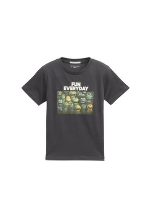 MIT PRINT - T-shirt imprimé - coal grey