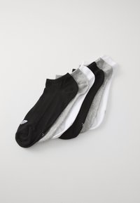 Unselected, white/medium grey heather/black