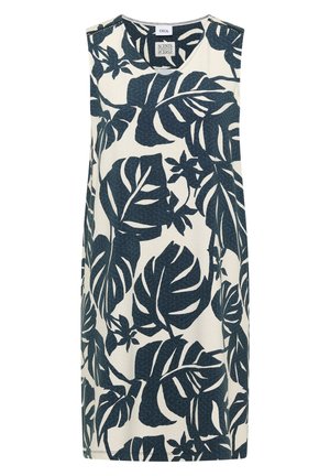 Cecil, KNIELANGES JERSEYKLEID MIT V-NECKUND PRINT - Trikoomekko - palm breeze green