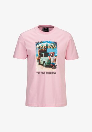19V69 Italia, RAFAEL BEACH - T-shirt print - rose