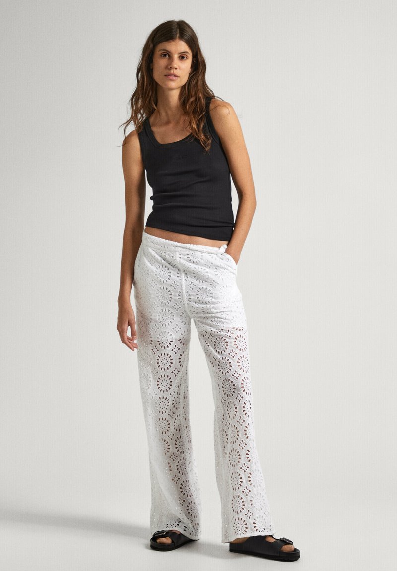 Pepe Jeans Broek wit