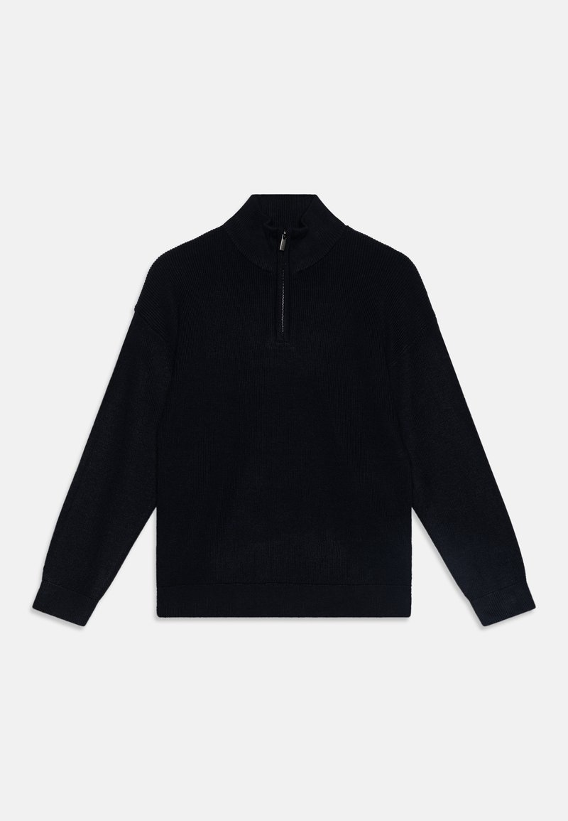 Lindex HALFZIP - Strikkegenser - dark navy