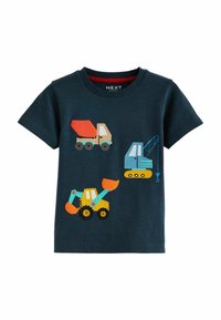 Next - SHORT SLEEVE  REGULAR FIT - Triko s potiskem - navy red Miniatura obrázku 1