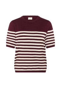 LIZZA STRIPED - Triko s potiskem - windsor turtledove half stripe