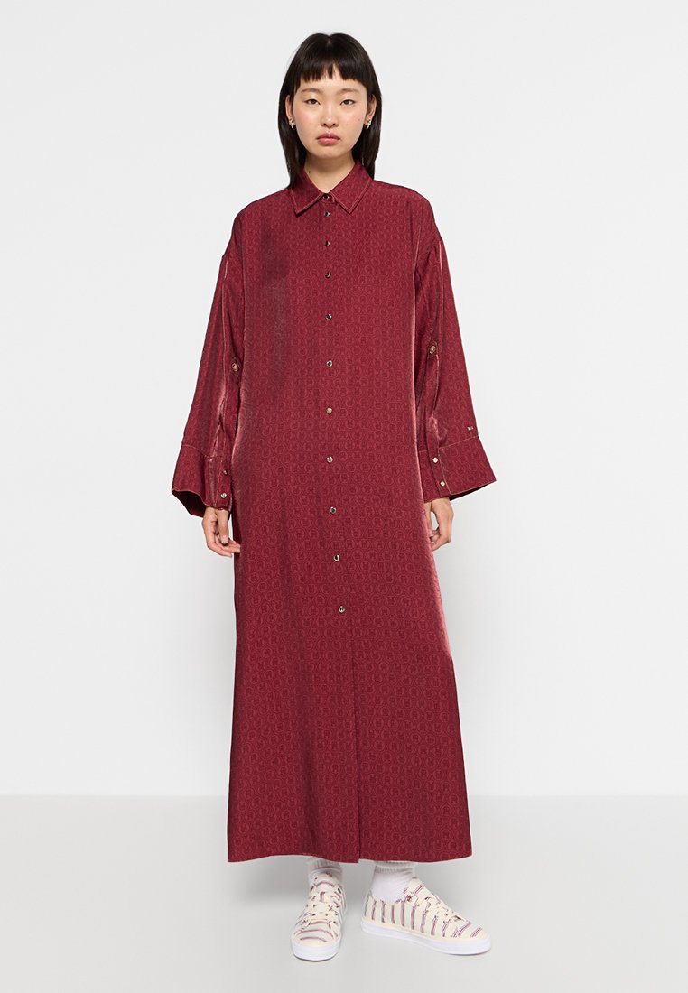 Tommy Hilfiger Blousejurk donkerrood Tommy Hilfiger Blousejurk donkerrood