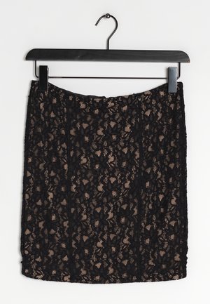 Minijupe - black/beige