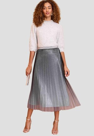 ENB GLITTER FULL MIDAXI  - REGULAR FIT - A-snit nederdel - grey