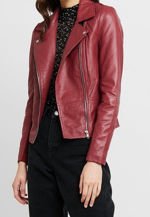 Leren jas - red