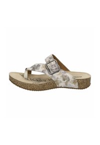 Josef Seibel ZEHENTRENNER TONGA - Sandály s odděleným palcem - creme multi