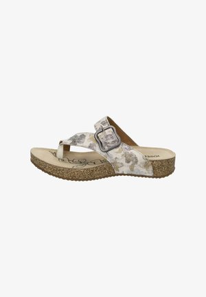 Josef Seibel ZEHENTRENNER TONGA - Sandaler m/ tåsplit - creme multi