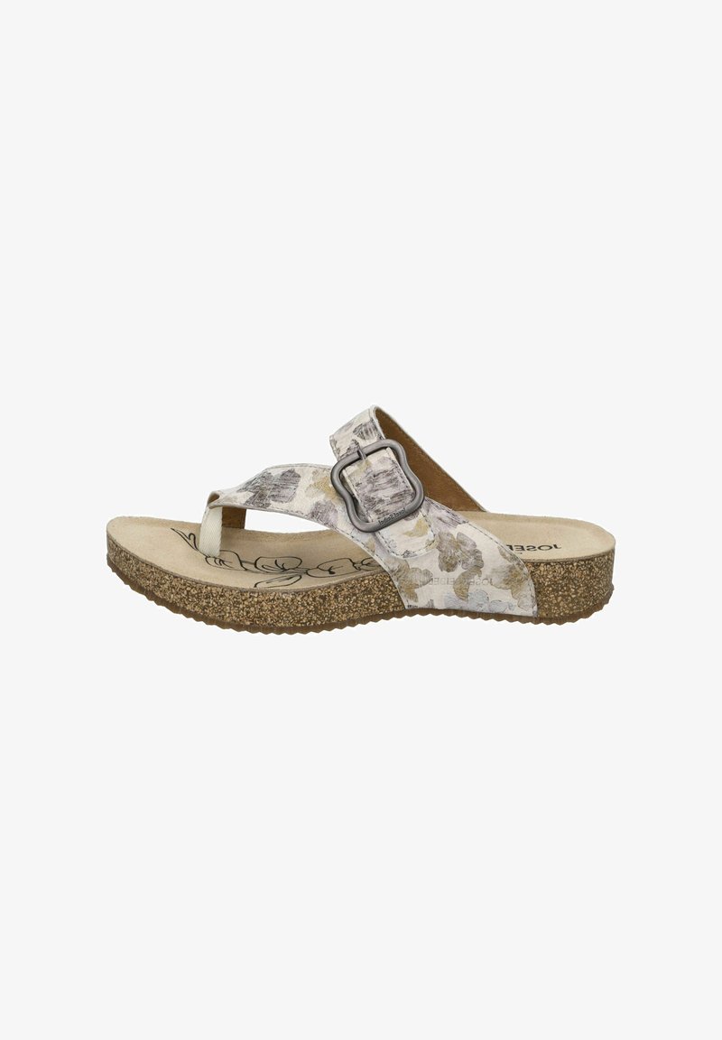 Josef Seibel ZEHENTRENNER TONGA - Teensandalen - creme multi