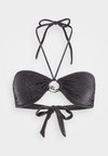 DNA RING HALTER - Parte de cima de biquíni - black