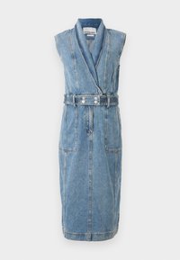 NOVA DRESS - Džinsinė suknelė - light blue denim
