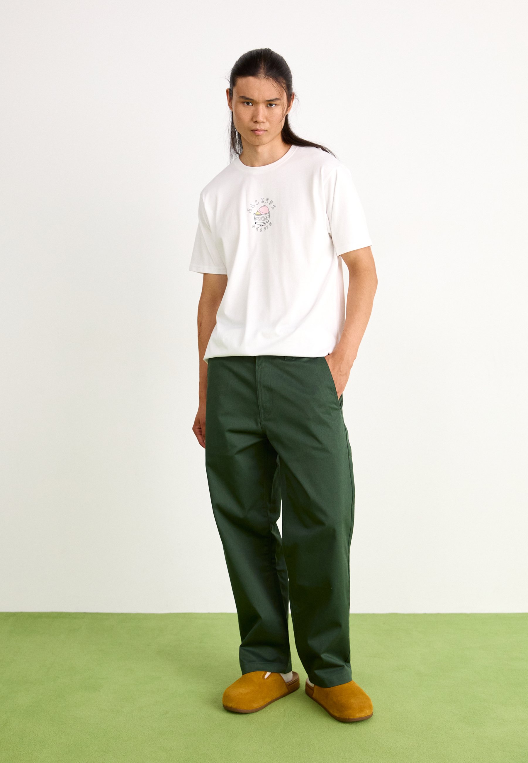 Volcom FRICKIN SKATE PANT - Trousers - dark forest/dark green