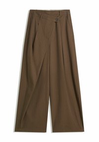 TAILORED - Stoffhose - dark brown