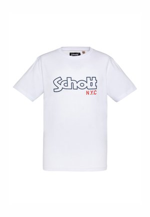 Print T-shirt - blanc