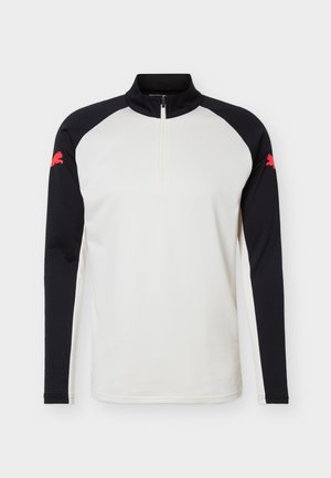 Puma, INDIVIDUALLIGA 1/4 ZIP - Langarmshirt - sugared almond/ultra red/black