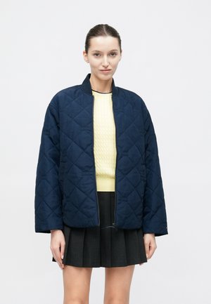 PADDED QUILTED - Bomber-jakk - dark night navy