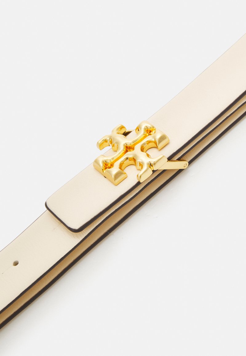 Tory Burch Eleanor Leather Belt, Color New Cream/Gold, Sz Medium Tory Burch | Accessories | Tory Burch Eleanor Leather Belt  main image 3