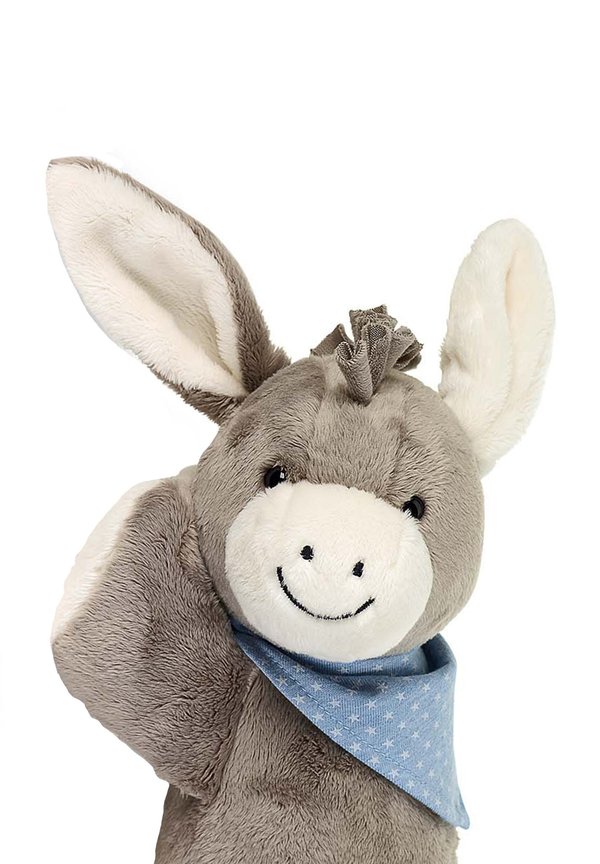 SCHLAF GUT FIGUR ESEL EMMI – Kuscheltier – graufarbig