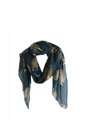 Next Sjaal - navy hamish print