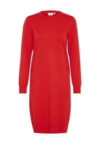 MILA - Gebreide jurk - flame scarlet