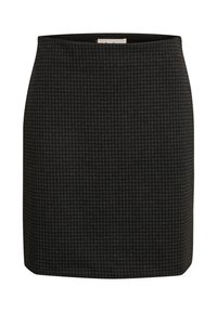 A-Linien-Rock - dark grey check