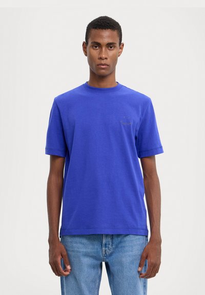 PS Paul Smith HAPPY REGULAR FIT - Lihtne T-särk - blues