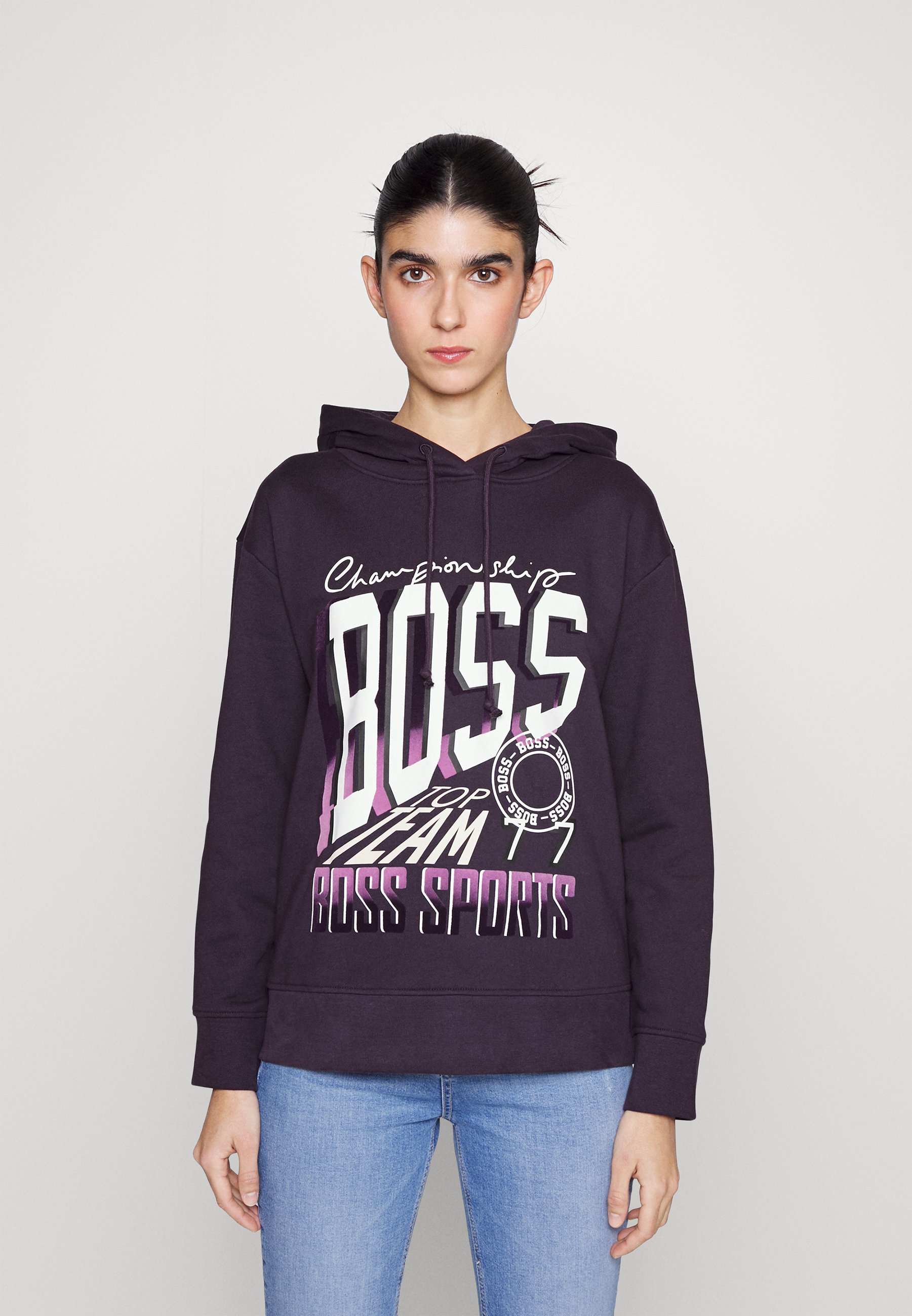 BOSS EDELIGHT PARTY - Sweatshirt - dark purple/dunkellila - Zalando.de