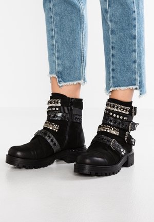 Biker-/cowboynilkkurit - black