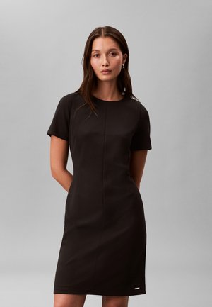 Calvin Klein KNEE LENGTH DRESS - Rochie tip creion - black
