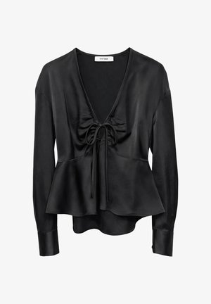 IVY OAK, IOEVALUNA BLOUSE - Μπλούζα - black