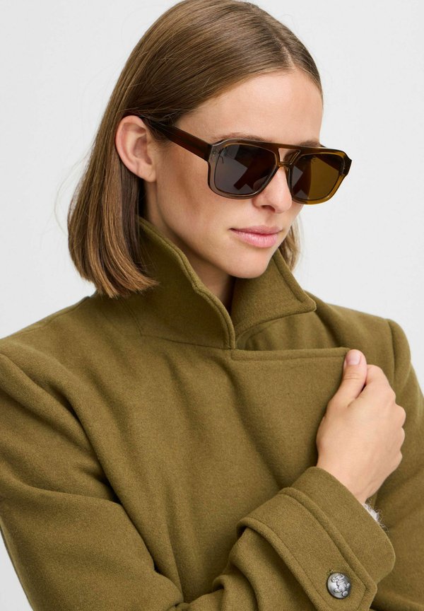 BYCALINE - Short coat - military olive4