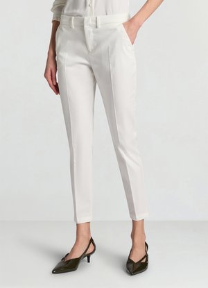 Pantalon classique - bianco lana