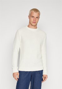 Jack & Jones JORBRODY CREW NECK BF - Džemperis - cloud dancer