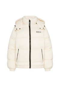 Harlem Soul PUFFER MIT KAPUZE - Winterjacke - ecru