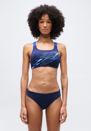 MEDLEY LOGO V BACK TWO PIECE - Μπικίνι - peacoat/deep sapphire