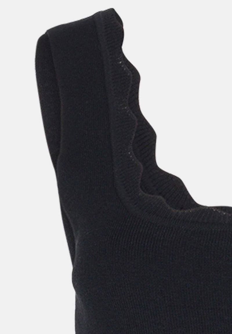 Damen Strickjacken | Eksept by Shoeby SCALLOP Strickpullover black/schwarz - RN58878 Damen Strickjacken | Eksept by Shoeby SCALLOP Strickpullover black/schwarz - RN58878