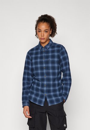 ÖVIK FLANNEL SHIRT W - Skjorter - dark navy/indigo blue