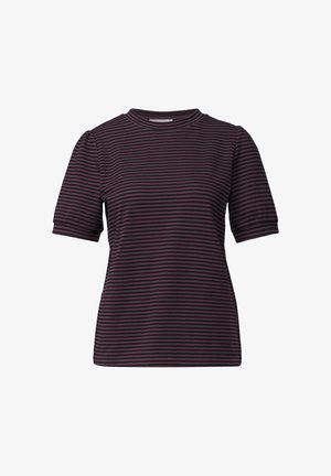 Street One, CREW NECK T-SHIRT WITH PRINT - T-shirt con stampa - rustic rouge