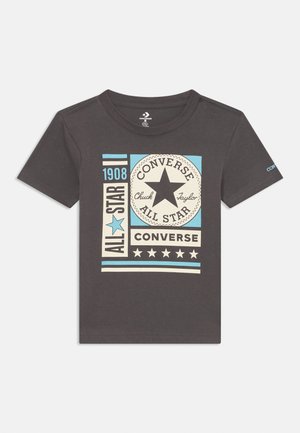 BLOCKS LOGO TEE - Tričko s potlačou - dark matter