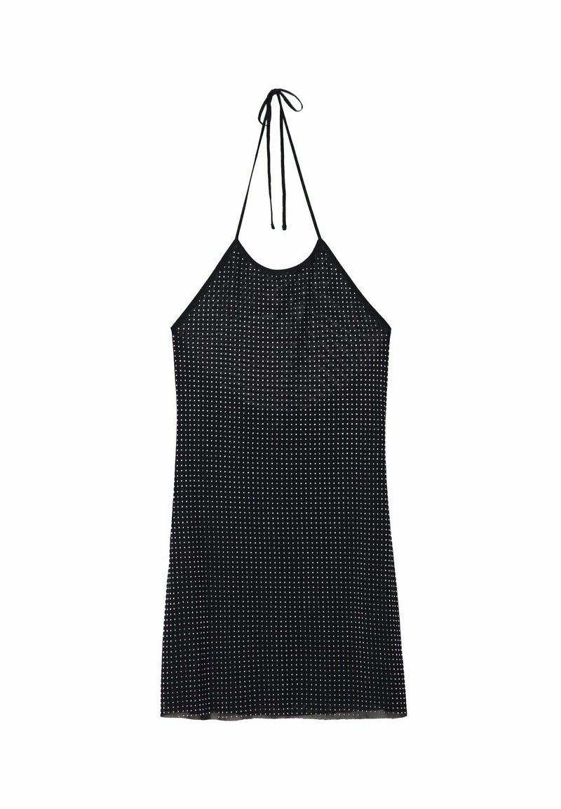 Stradivarius Cocktailjurk zwart Stradivarius Cocktailjurk zwart