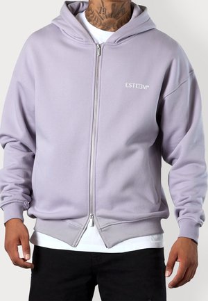 Zip-up sweatshirt - lilac