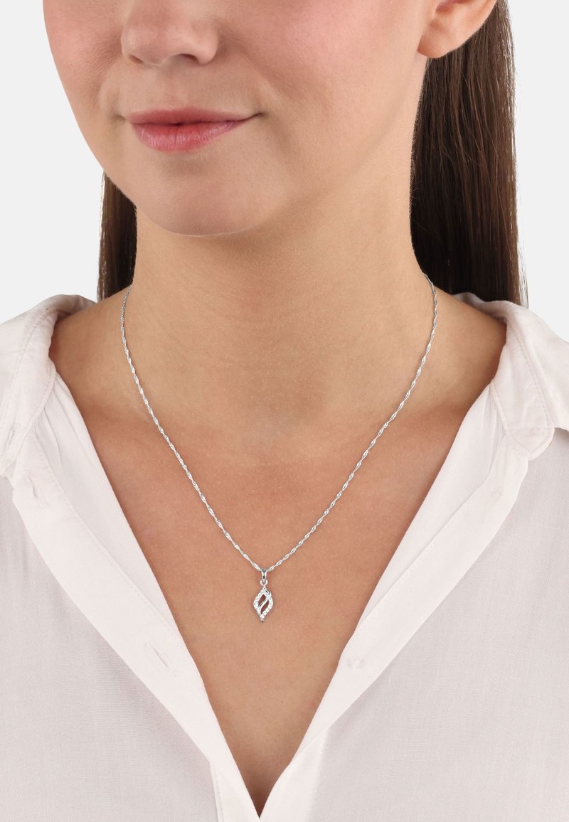amor MIT ANHÄNGER FÜR DAMEN 45 CM MIT ANHÄNGER 925 SILBER RHODI - Halsband - silberfarben
